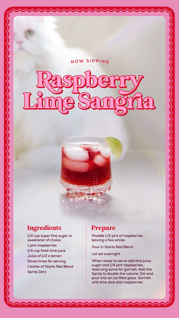 Raspberry Lime Sangria